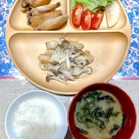 タラのクリームソースと手羽焼き|おしゃべり献立さん