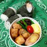 ジャガイモとチーズの豚肉巻き弁当| SaDaさん