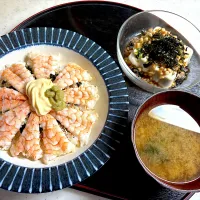 寿司海老丼|こっぷさん