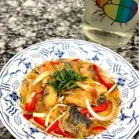 鯖の香酢南蛮漬け