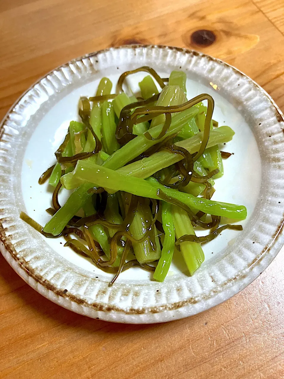 ミズの塩昆布和え|runさん