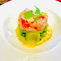 ✩.*˚甘エビとアボカドのタルタル| ゆきえもんさん