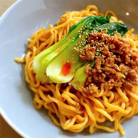 「ピーナッツペースト（花生醤）」を使ってみたSnapdishの料理・レシピ写真:汁なし担々麺