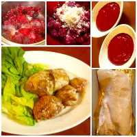 Source of sauteed foie gras strawberry🍓フォアグラのソテー Mixベリーソース|🌈Ami🍻さん