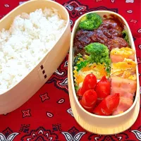 6月17日⚾️ミニハンバーグ弁当
