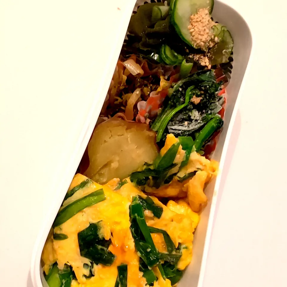息子弁当／ニラ玉弁当|チョコさん
