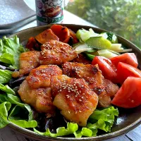 yummyな鶏胸肉のコリアン焼き| とんちんさん
