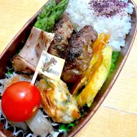 高校生簡単ハンバーグ弁当|shibashibaさん