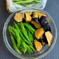 茄子とインゲンの揚げ浸し|akkoさん