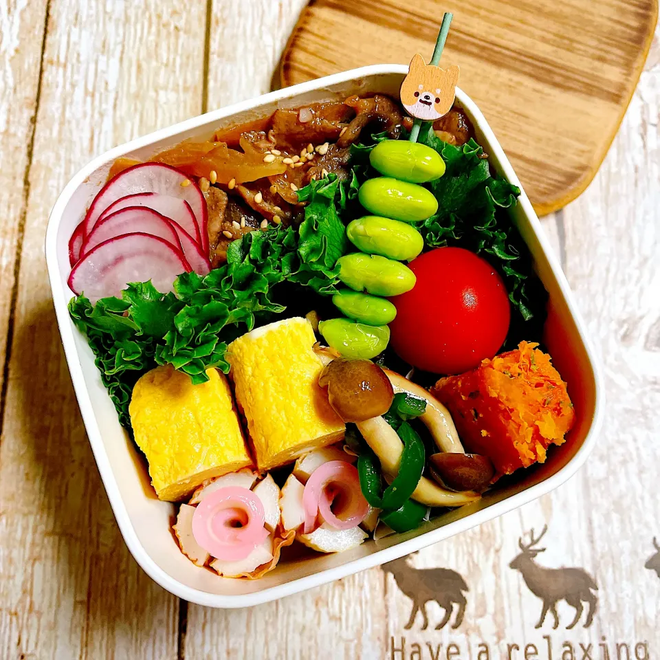 🙂焼肉丼弁当🙂|Laniさん