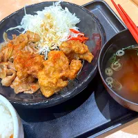 唐揚げ&生姜煮定食♫wwwww|Yoshihiro Andoさん