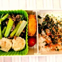 小松菜と牛肉のオイスターソース炒め❤️旦那さんお弁当❤️|かおるcitronさん
