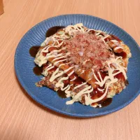 豆腐とみょうがのお好み焼き|みぃさん