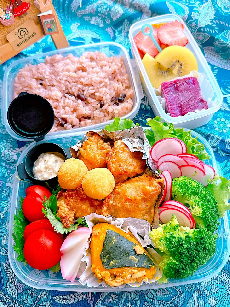 2025/06/17 御赤飯とチキン南蛮のお弁当|Blueberry🫐さん