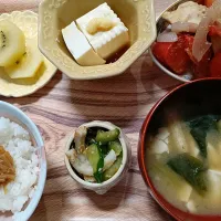 とりむねチーズマリネ定食|Mogu*moguかぁちゃんさん