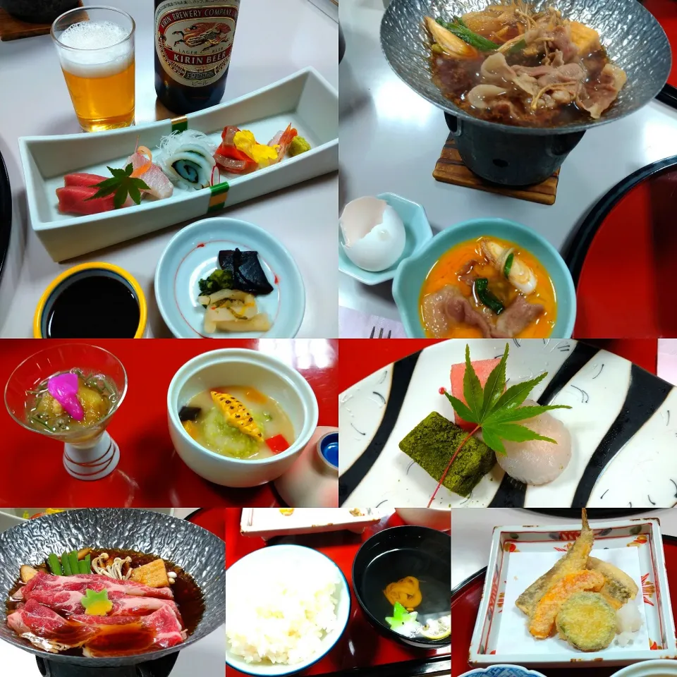 国民宿舎山紫苑の夕食|うたかた。さん