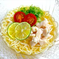 さっぱり柚出汁そーめん