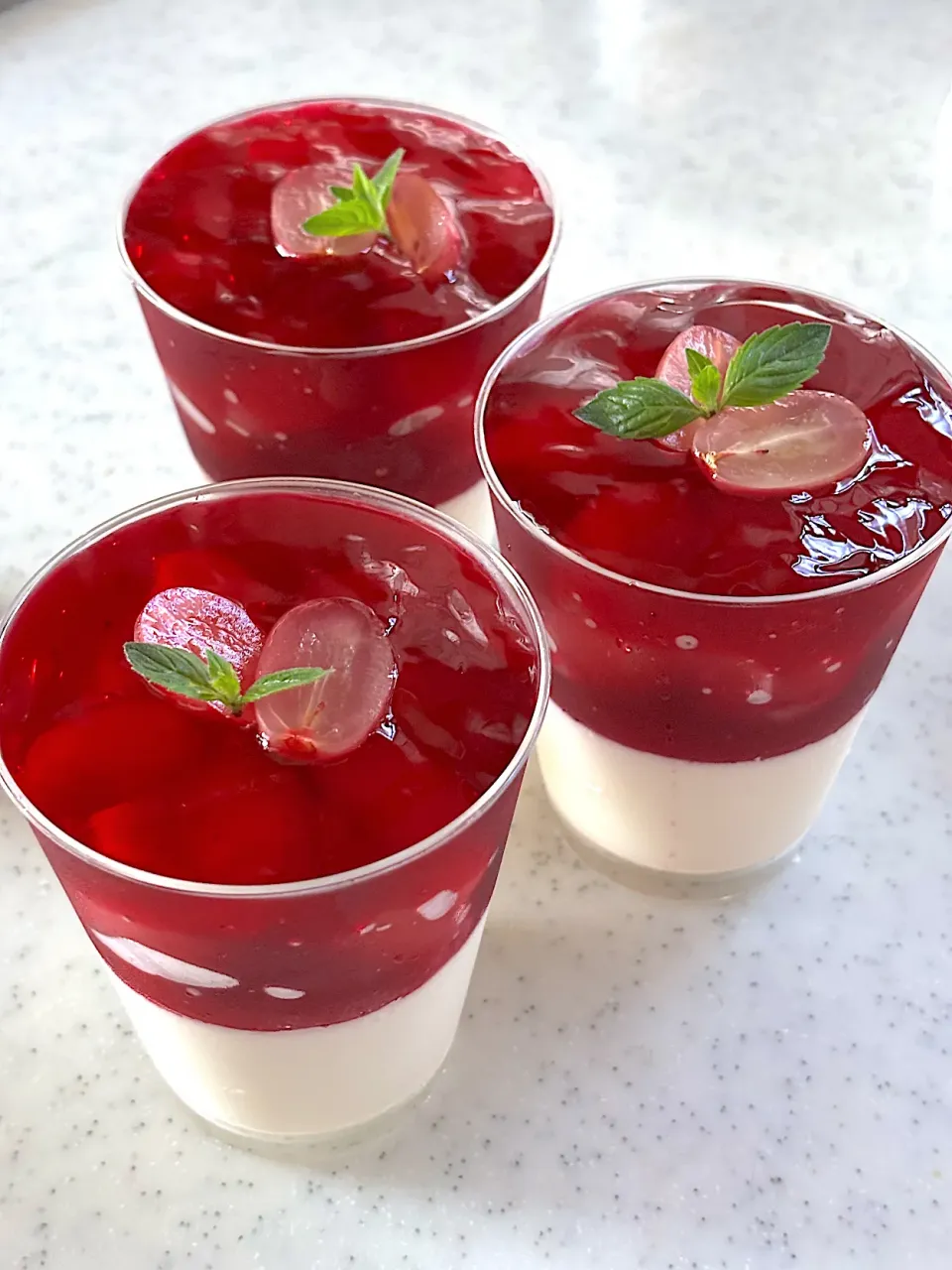 紫蘇ゼリーパンナコッタ|クーミンさん