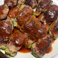 ピーマンの肉詰め|ぺろたんさん