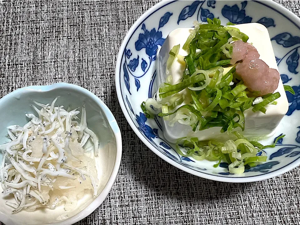 冷奴＆しらすおろし|須佐浩幸さん