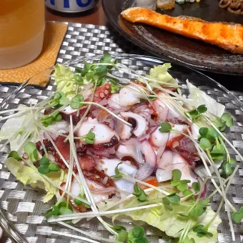 Snapdishの人気料理写真:タコのカルパッチョ🐙