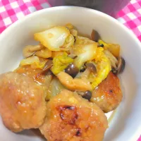 豚肉団子のすき焼き風|藤さんちのごはんさん