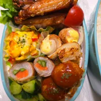うま塩チキン焼き弁当🍱|みみさん