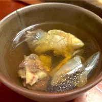 今日は❗️すっぽん🐢コース👀・⑦すっぽん鍋のすっぽん肉😋✨（超コラーゲンたっぷり🥰笑）

（2025.06.17）Naotake Yosimuraさんとの会食でした😎