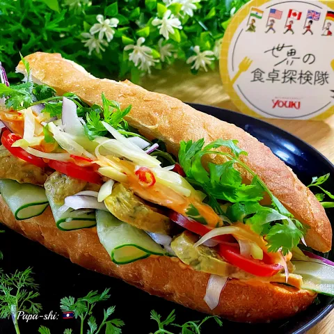 「サンバル」を使ってみたSnapdishの料理・レシピ写真:サンバルマヨで食べるカオチー🇱🇦