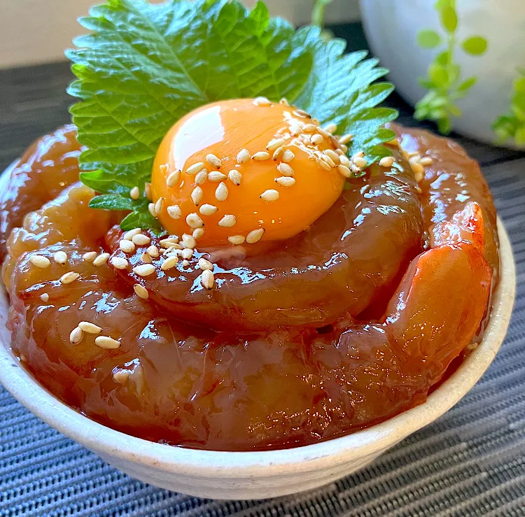 赤えびのユッケ丼|KAORIさん
