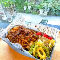 息子のお弁当🍴😋| ゆき茶❁⃘*.ﾟさん