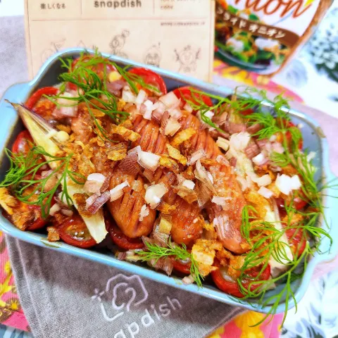 「ＭＣ　フライドオニオン」を使ってみたSnapdishの料理・レシピ写真:🔷ユウキ世界ごはん博覧会🇯🇵アルモンデ夏のドリア🇯🇵🔷