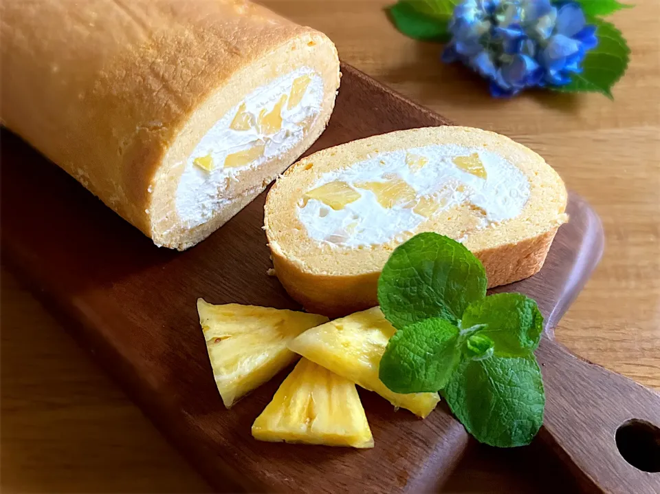 ＊パイナップルロールケーキ🍍＊|＊抹茶＊さん