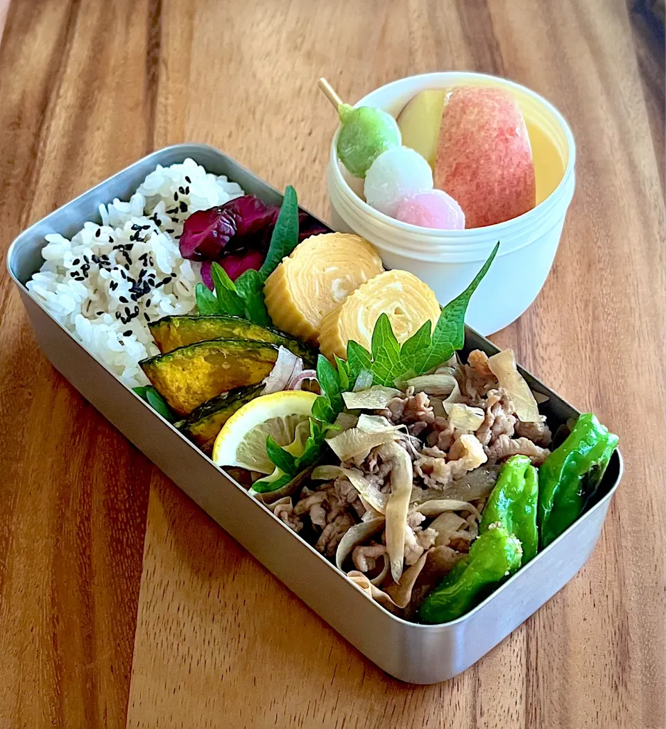 高1男子お弁当　牛ごぼう🍖|kaeさん