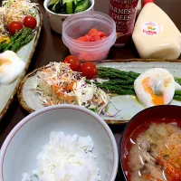 M⭐︎さんの料理 アスパラガスのビスマルク風|がおりんさん