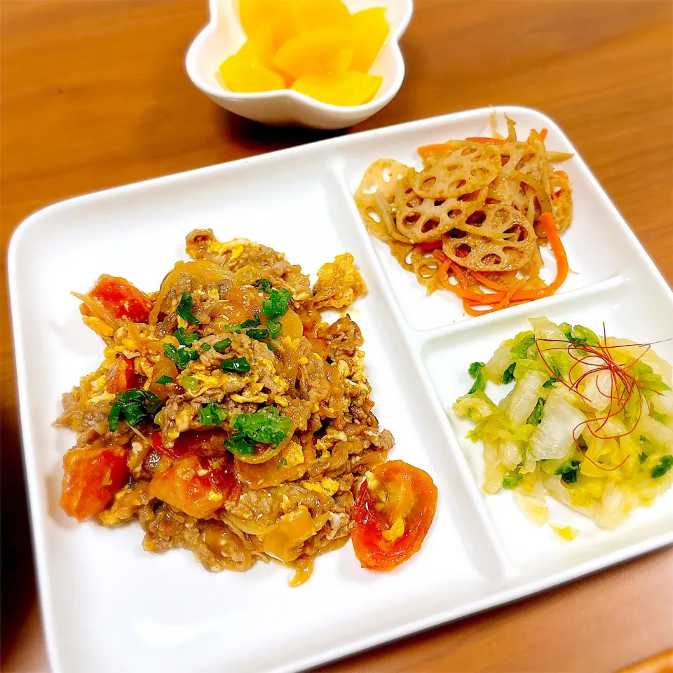 牛肉とトマトの卵炒め|teritamagoさん