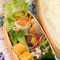 本日のお弁当〜鮭の南蛮漬け弁当| f.1125beさん