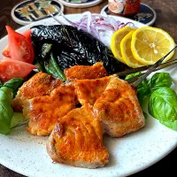 まぐろの脳天でサテ🇮🇩(串焼)