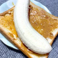 見事なバナナトースト🍌🍞| にゃふてんさん