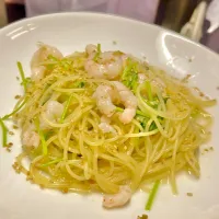 甘海老と三つ葉の和出汁パスタ|ぎんさん
