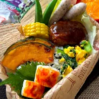 【誤差あり弁当】月曜日のお弁当♡やみつきになるゆかり使用ウインナー