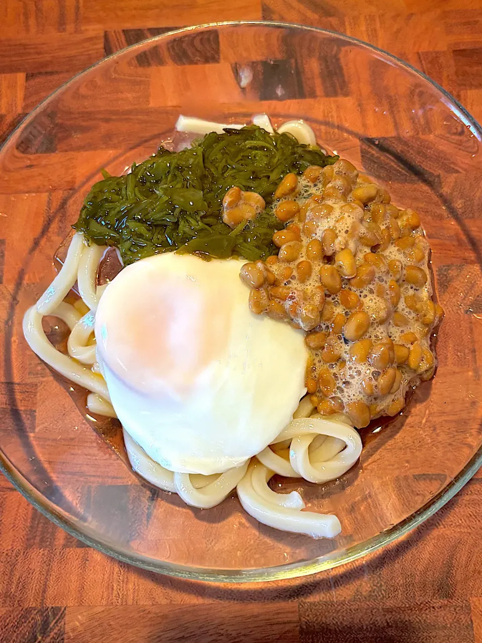 めかぶ納豆うどん|♡happyhalloween♡さん