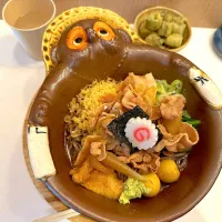 冷やしたぬきそばSの肉増し|マハロ菊池さん