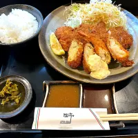 ロースカツミックス定食|buhizouさん