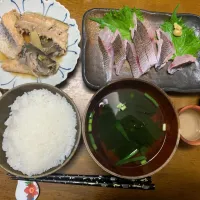 夕食　イサキの刺身|ATさん