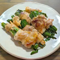 ニラとキムチの肉巻き|じょうさん