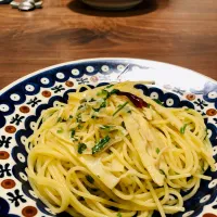筍のペペロンチーノ|タロッカ主夫見習いさん