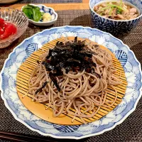 豚肉とナスのつけそば🥢|Saori.Sさん