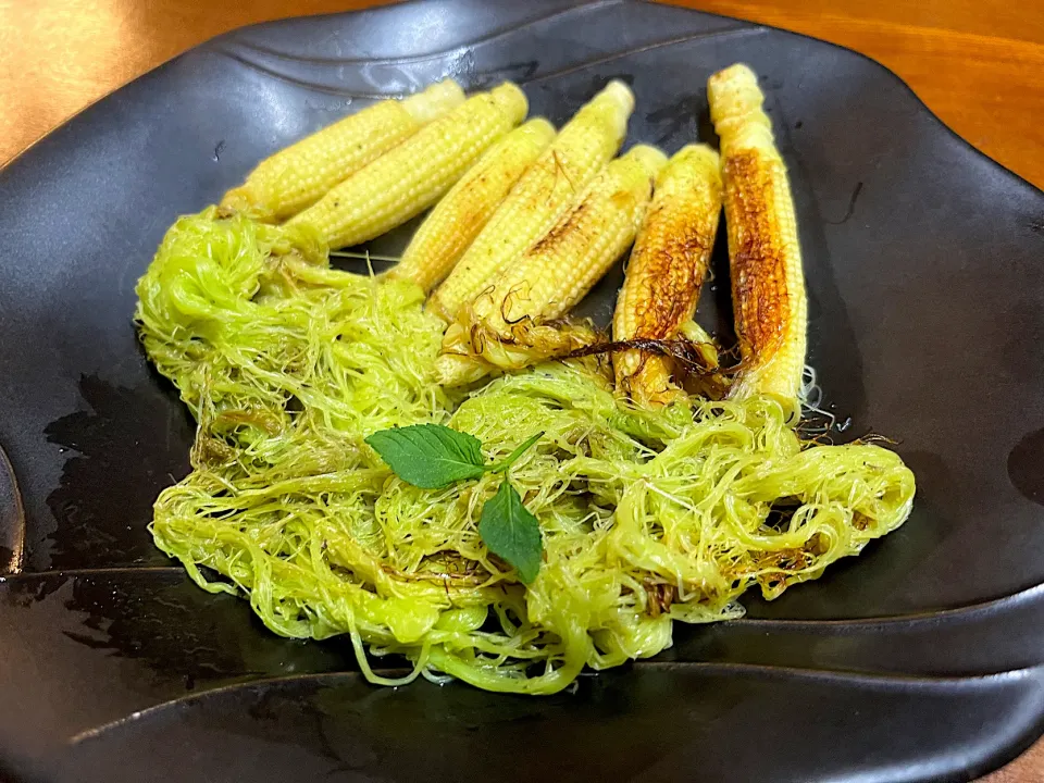 ひげつきヤングコーン焼き＊|henryさん