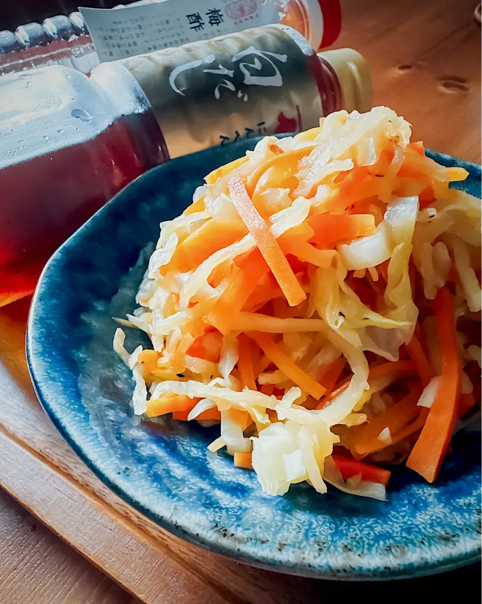 切り干し大根とキャベツの梅白だし煮|にゃんぺこさん